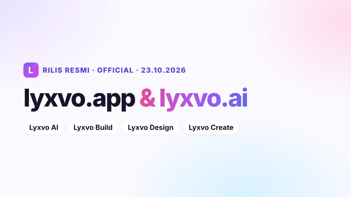 Official: lyxvo.app & lyxvo.ai — Lyxvo AI, Build, Design and Create