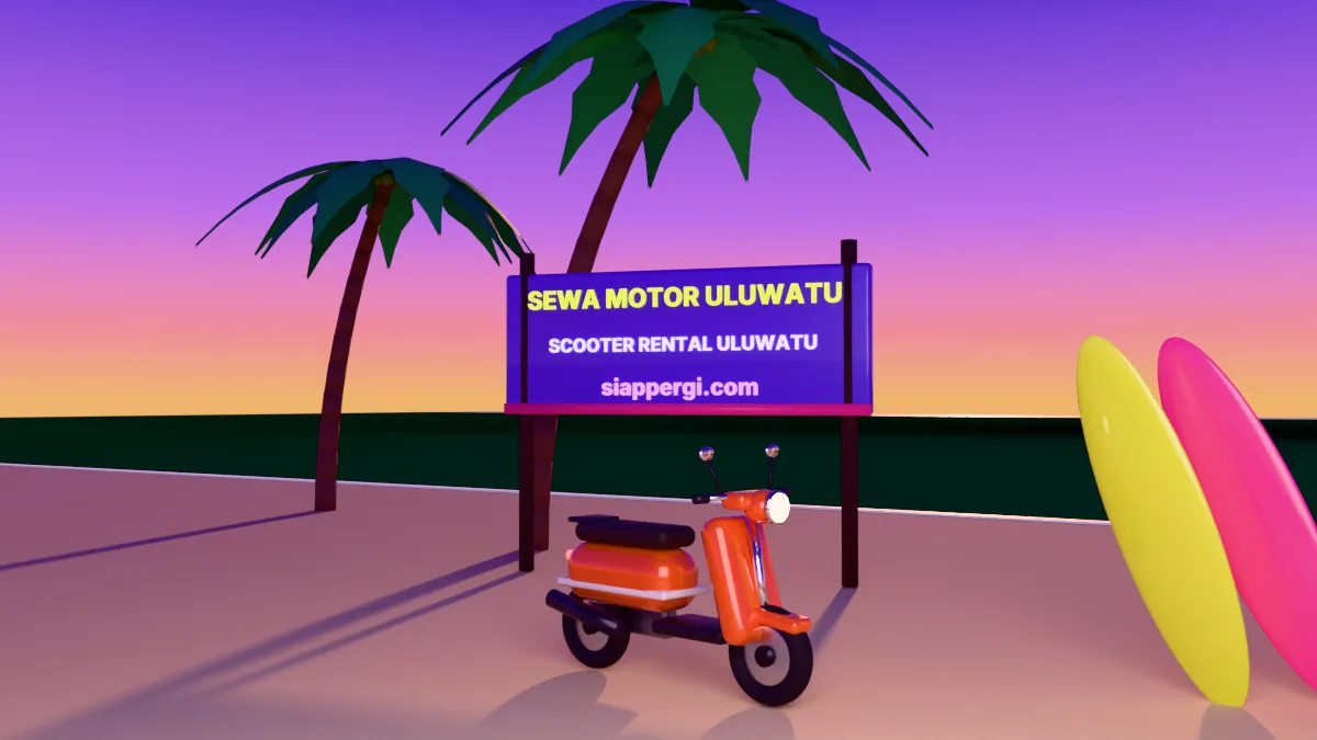 Sewa Motor Uluwatu & Jimbaran: Pantai Tebing, Tanjakan & Sunset