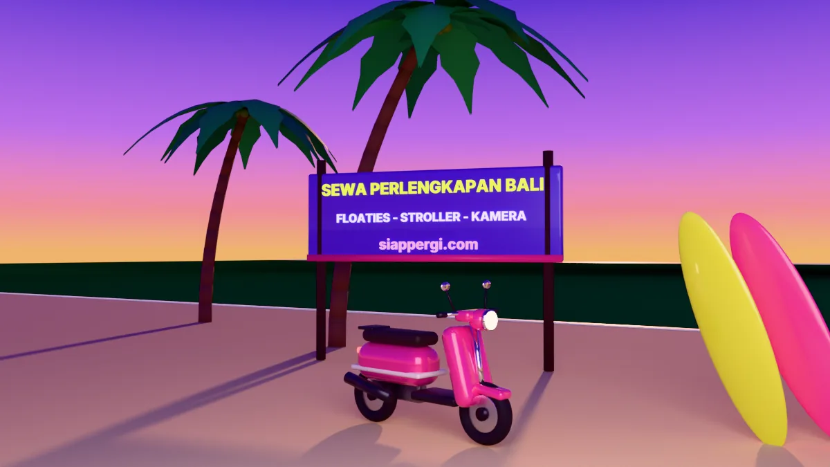 Sewa Perlengkapan Liburan di Bali: Floaties, Speaker, GoPro & Perlengkapan Bayi