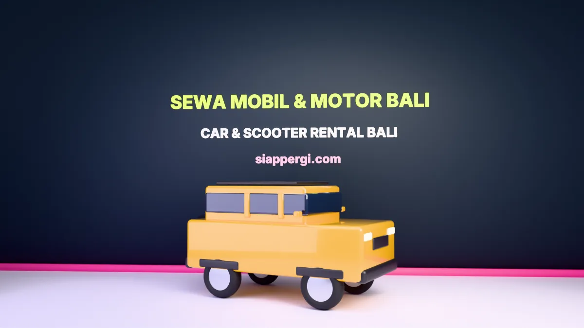 A 4x4 and a scooter: pick the vehicle that suits your Bali trip